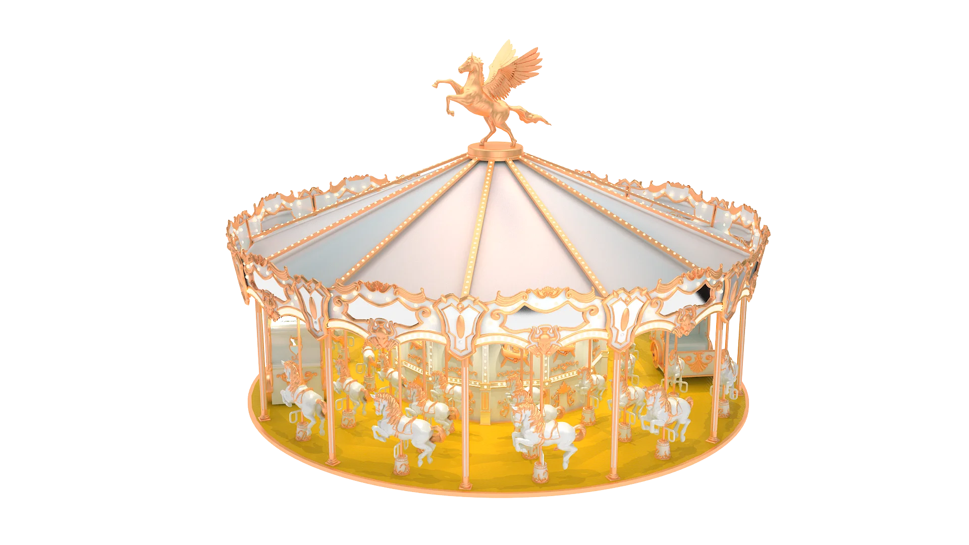 Luxury Park Carousel Cai Grand Car Ride