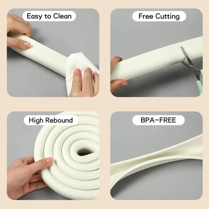 Wholesale Supply infants products 2m NBR bumper guard strip table corner edge protector furniture edge