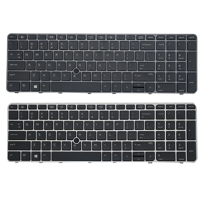 New Original Genuine Laptop keyboard for HP EliteBook 850 G3 UK US Keyboard
