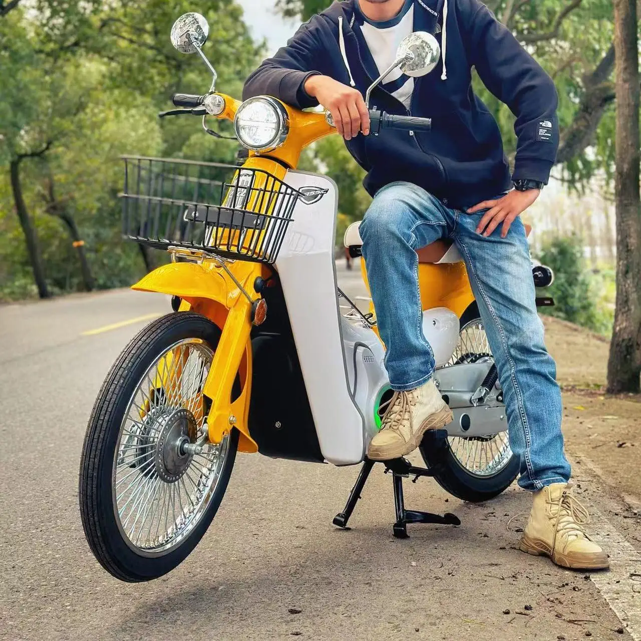 Electric Motorcycle 150 Km Range Cub 1000w 2000w 3000w Cub Electric Delivery Electric Motorcycle