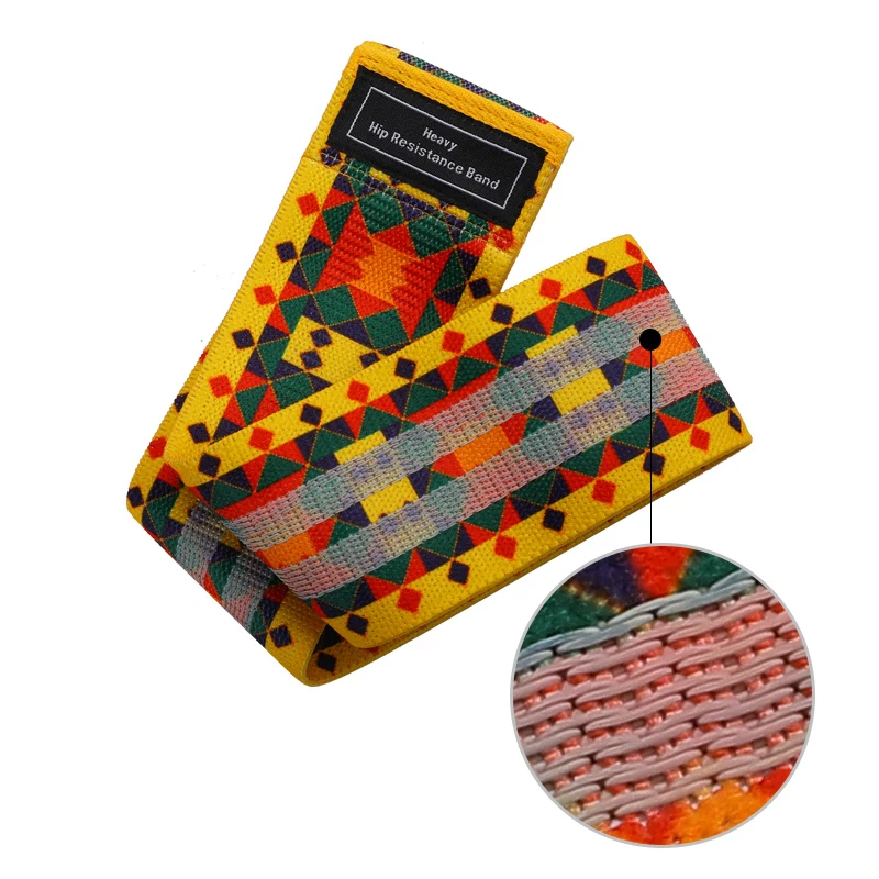 LS2012 фитнес-лента для ног с эластичной резинкой на заказ набор из ткани принтом Сетчатая Сумка тренировок набедренный круг ягодичная повязка