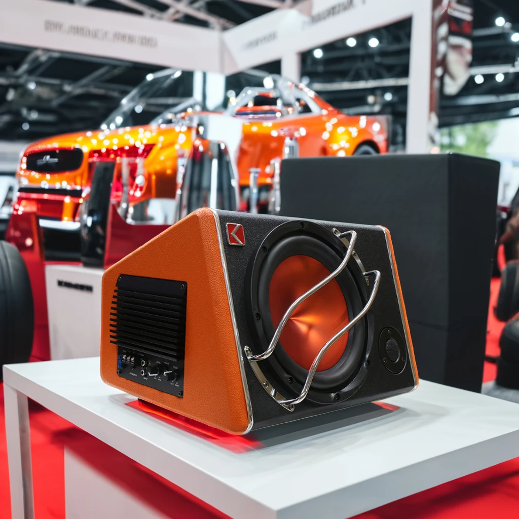 Kuer новая модель 10-дюймовый автомобильный аудио сабвуфер с твитером тяжелый бас большой мощности Одиночная катушка постоянного тока 12 В активный автомобильный сабвуфер