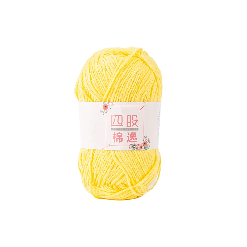 Variety of styles Crochet Hand Knitting 60% cotton and 40% Acrylic Mixed line