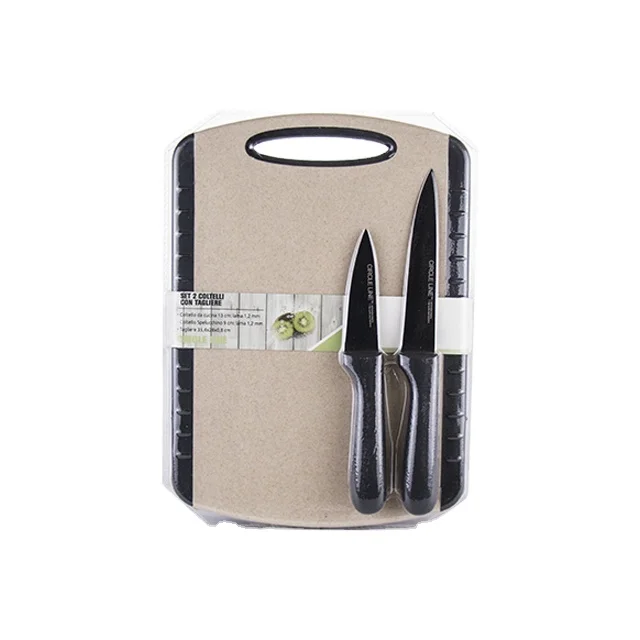 Multifunctional Eco-Friendly Custom Cutting Board PP and Wood with Knife Collapsible Silicone for Kitchen Chopping Board
