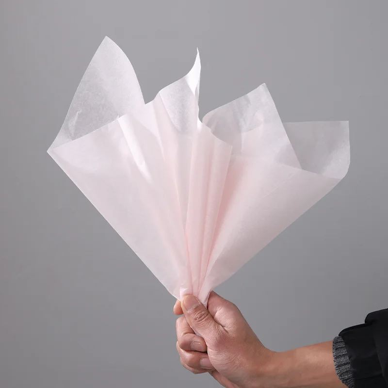 Recyclable Coated Craft Paper Roll Custom Printed Logo Flower Bouquet Newspaper Tissue Paper for Gift Wrapping