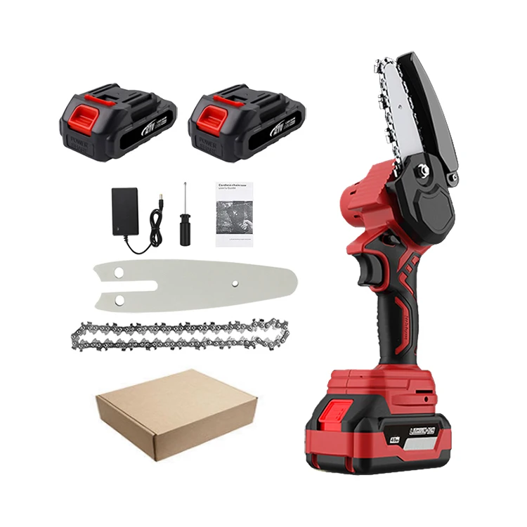 1300mAH Electric Battery Tree Cutting Machine Mini Concrete Cutting Chainsaw Portable 18V Kraft Steel Chain Saw for Sale Price