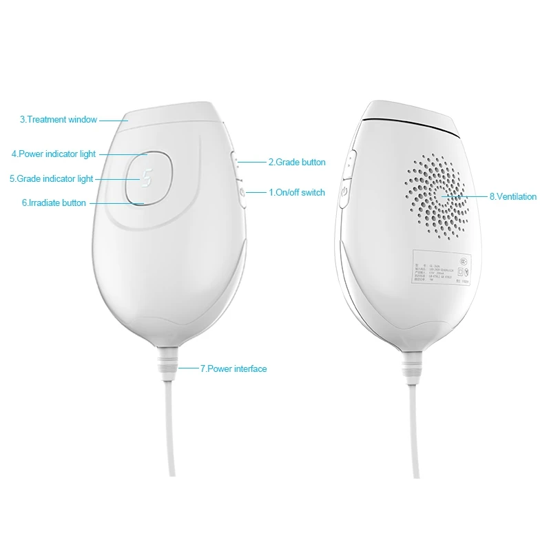 Painless hair remover device Light Body Handset Epilator Ipl Remover Machine Home Portable Permanent ice cooling Depilator