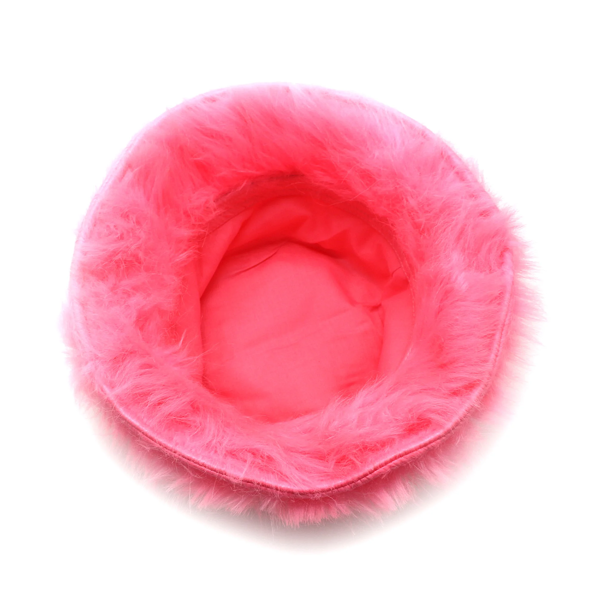 designer fox fur fisherman hats fluffy bucket hats with custom logo