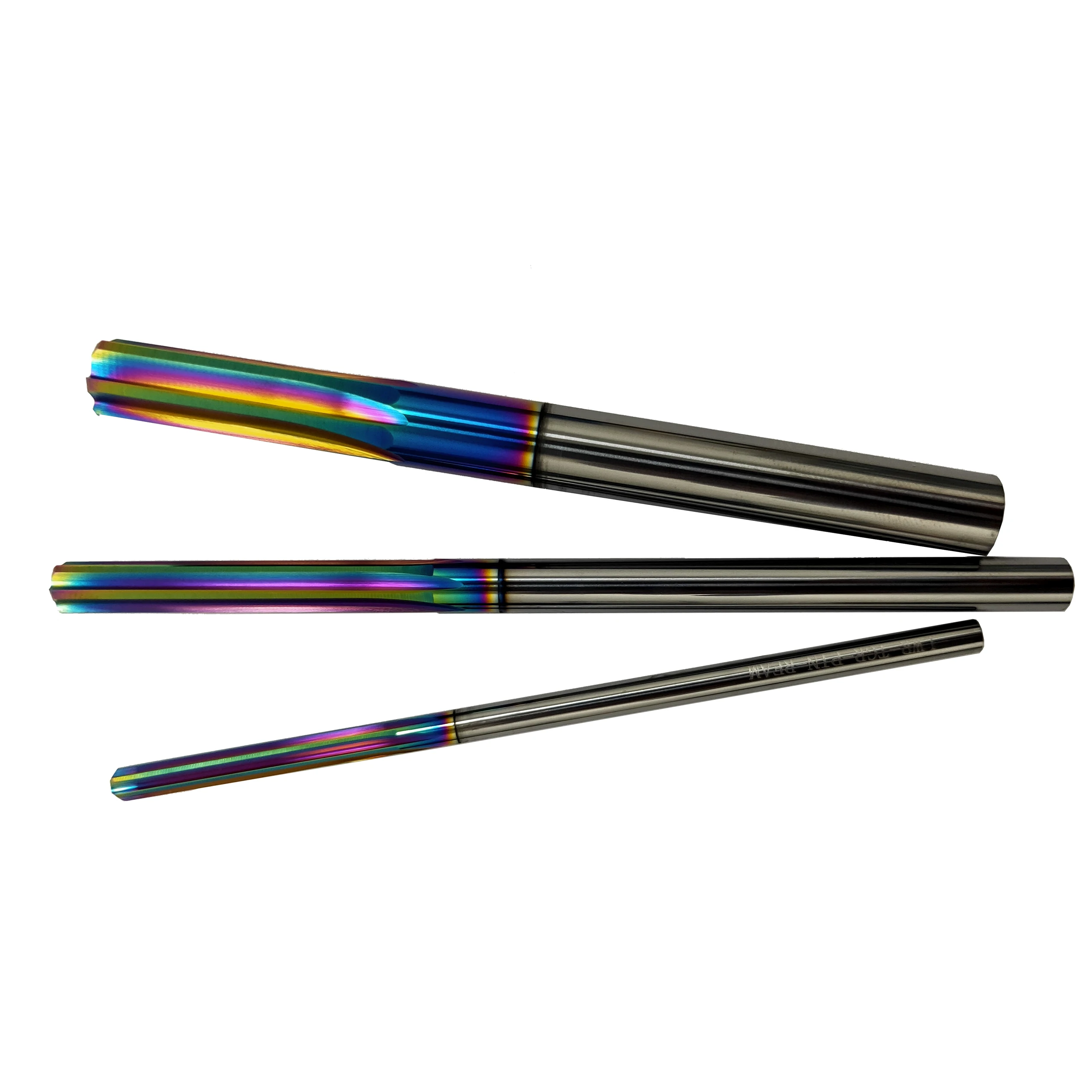 factory direct sales of high quality custom DLC coated carbide straight flutes reamer for aluminum