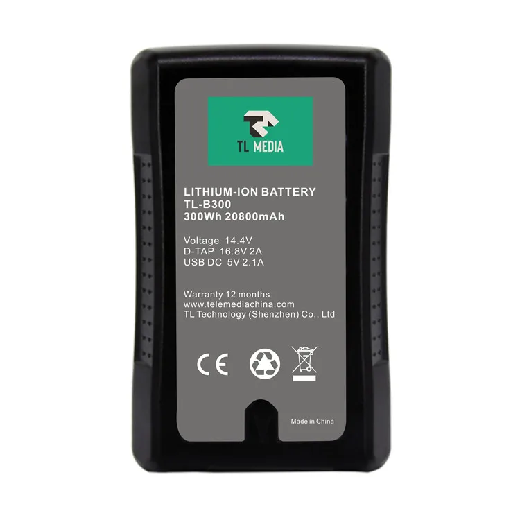  Литий-ионный аккумулятор для камеры TL MEDIA 300WH 20800mAh
