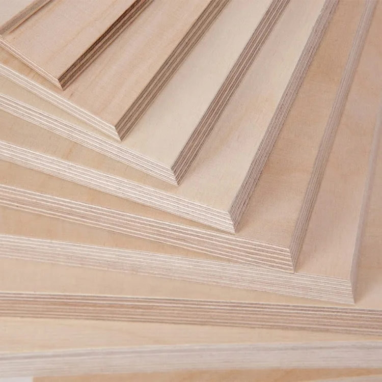 High Quality 100% Birch Plywood Furniture Sheet E0 Standard Marine Plywood for Hotle/Toy use