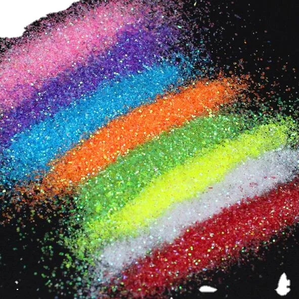 100 gram bag polyester glitter powder for painting ,slime,crafts decoration