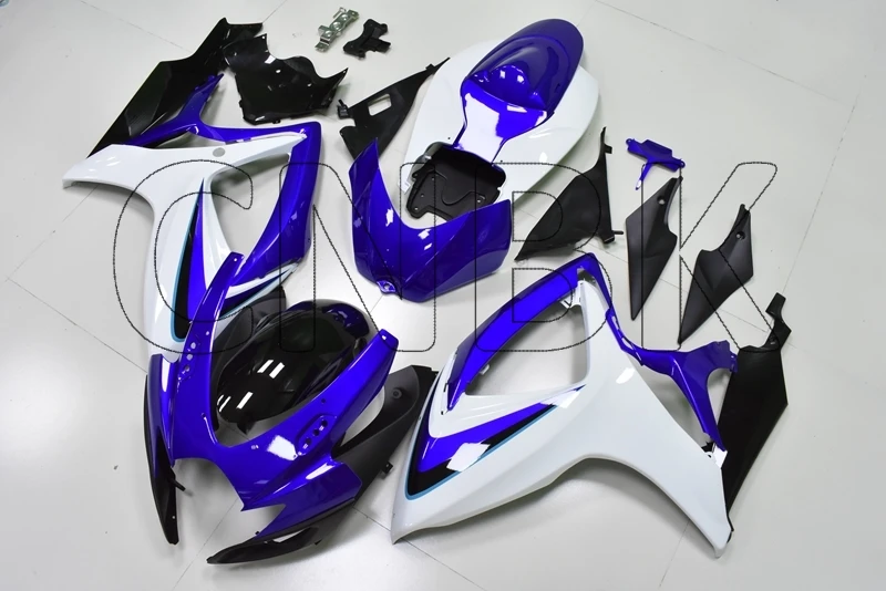 Пластиковые обтекатели GSXR 600 2006 750 синие белые черные комплекты обтекателей для Suzuki GSXR600 - 2007