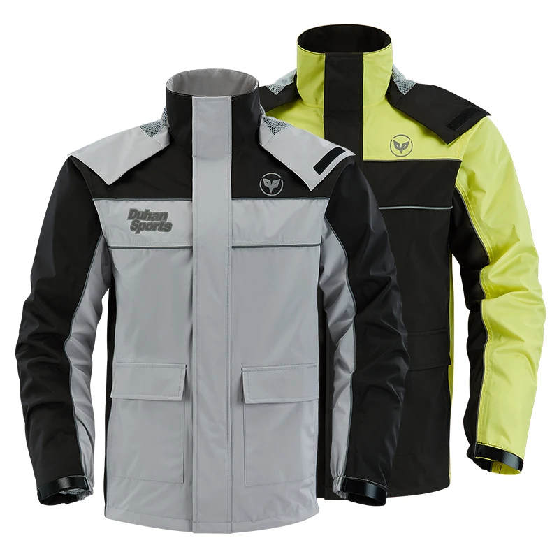 DUHAN Waterproof Reflective  raincoat Motorcycle Raincoat for motorcycle riders