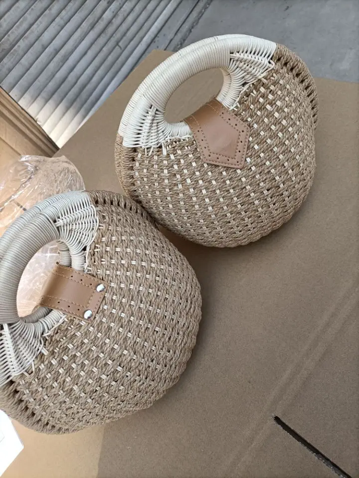 Hot Sale Fashion wholesale Straw bag Lovely Woven Ladies Bags Summer Straw Beach Bag