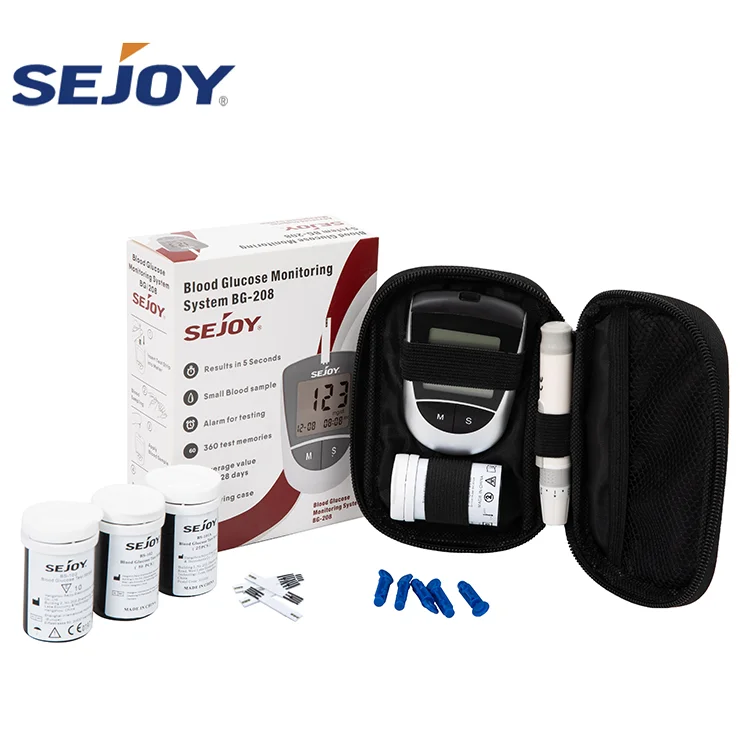 Sejoy sugar test strips code free blood glucose test strips glucometer strips
