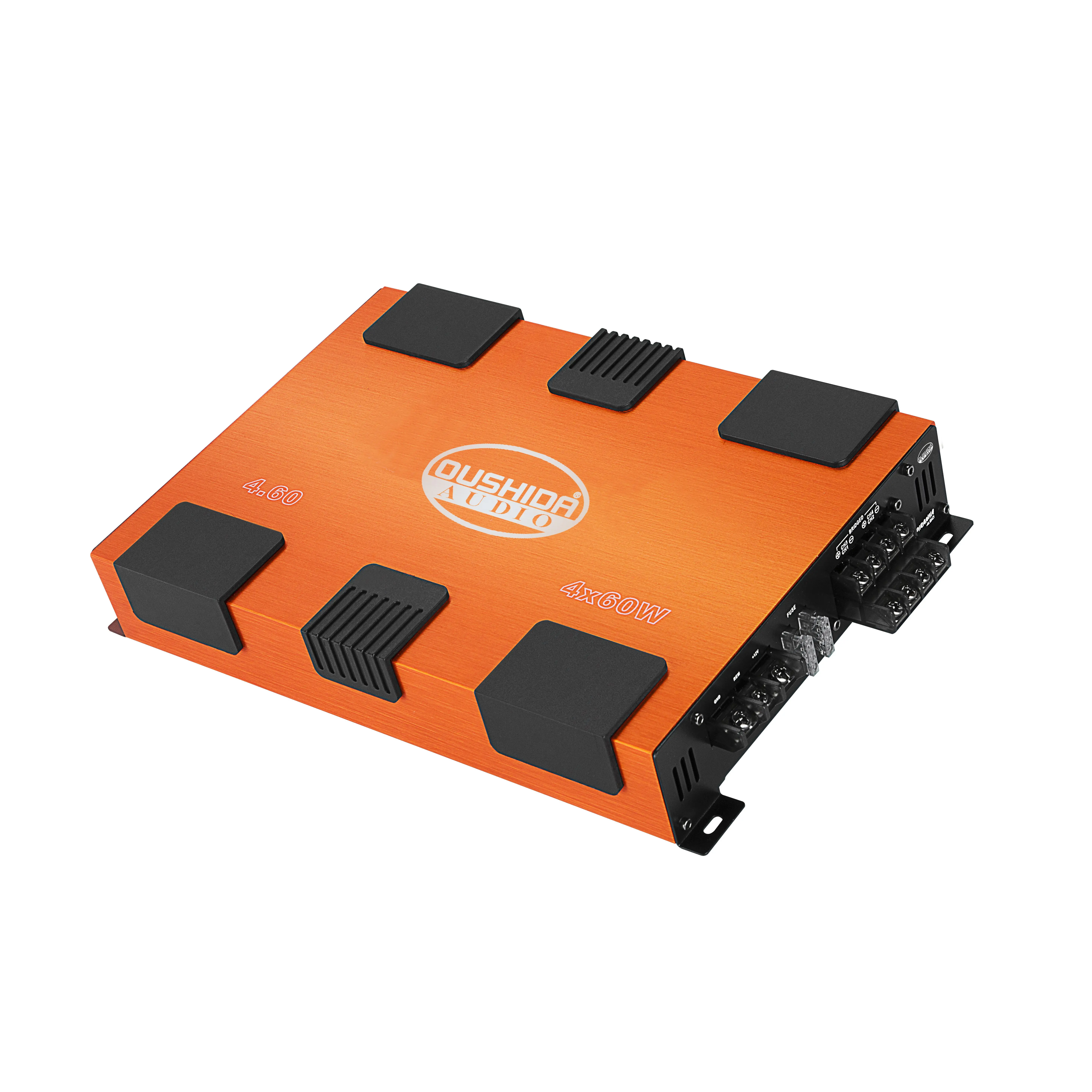 Safe quality 4 Channel Car Amplifier Sound Systems Aluminum Subwoofer Amplifier Class AB Power Audio Car Amplifiers