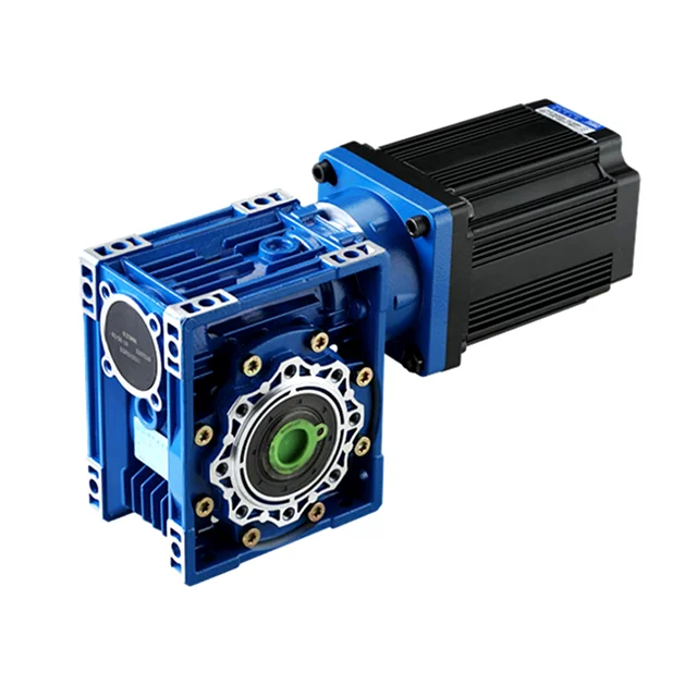 Input 1480rpm Worm Reducer Dc 24v Motor 1000w NMRV40 Gearbox with