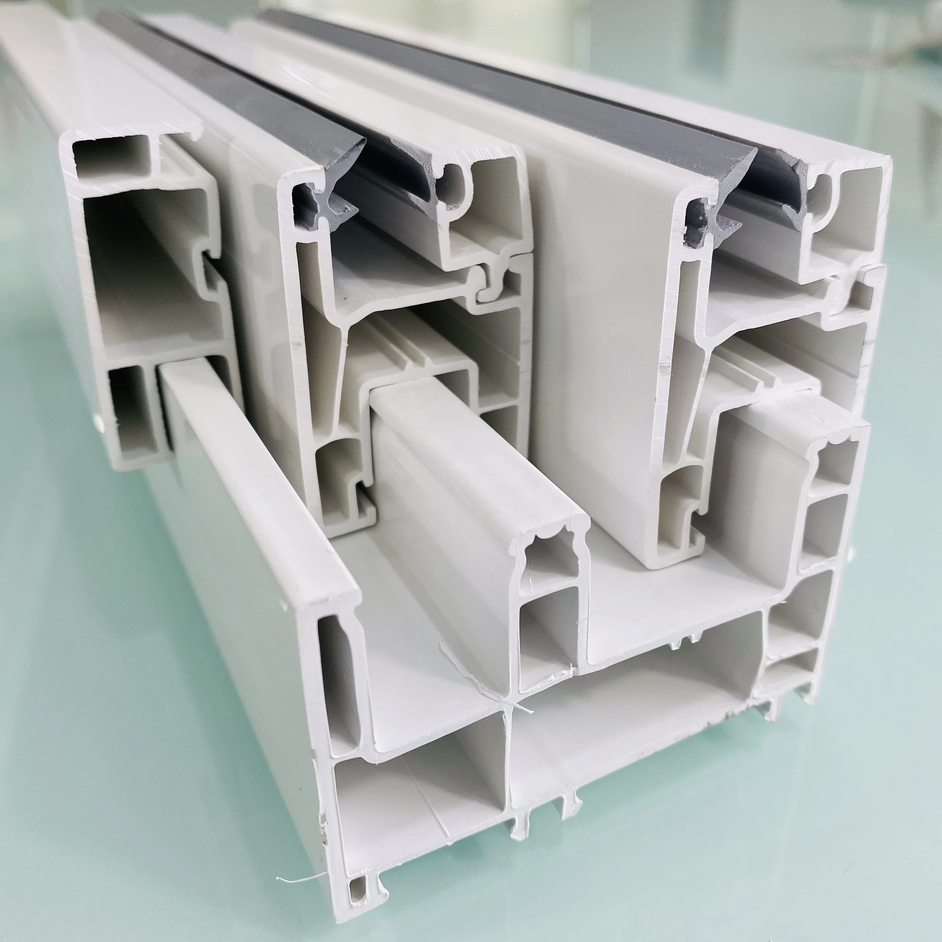 factory price plastic upvc/pvc profiles windows doors sliding window
