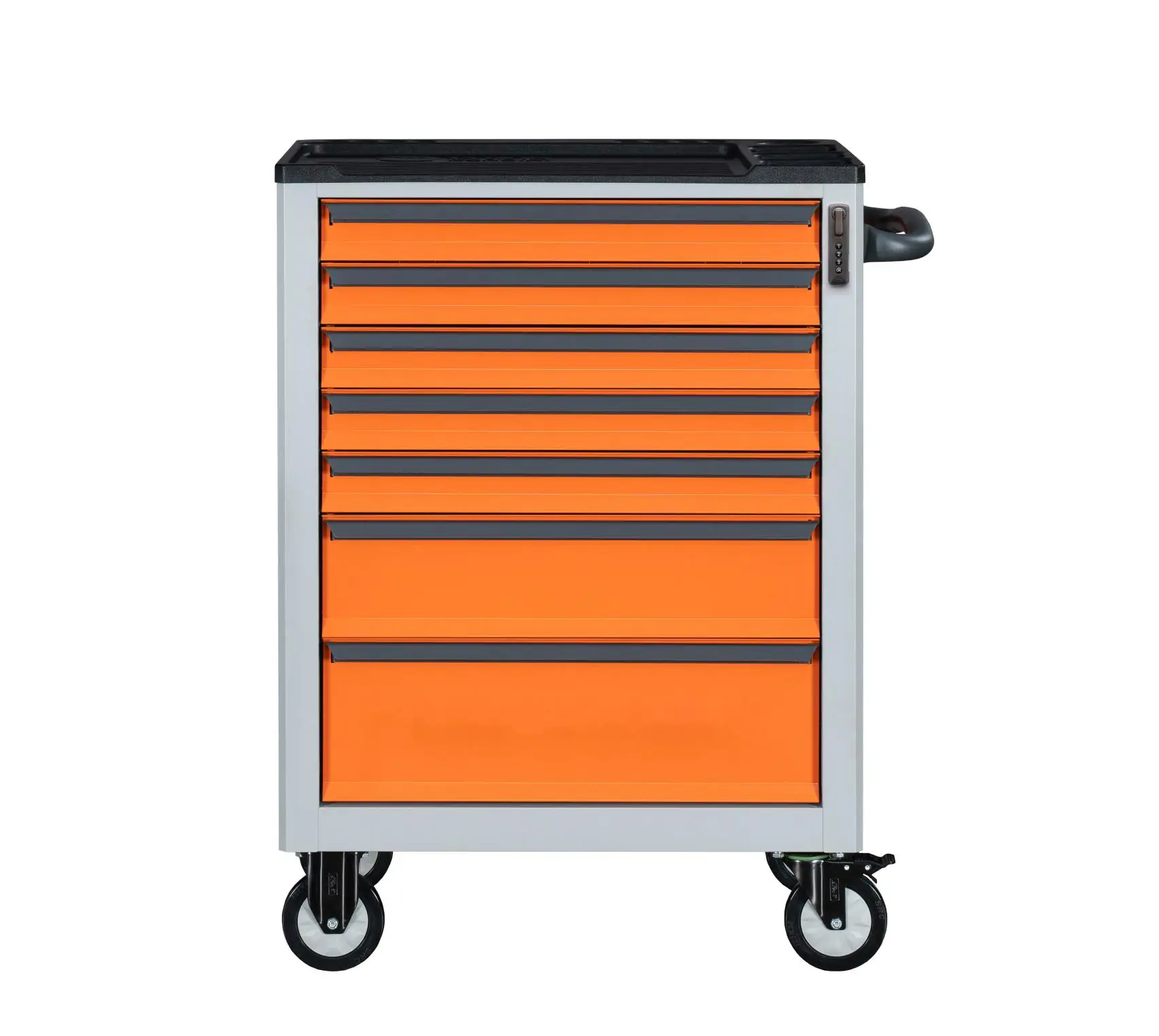 Large work bench tool cabinet workshop 7 drawers rolling metal tool cabinet