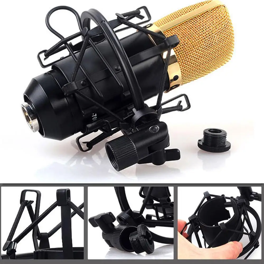 
High quality metal microphone shock mount bracket spider web mount for recording studio recording 