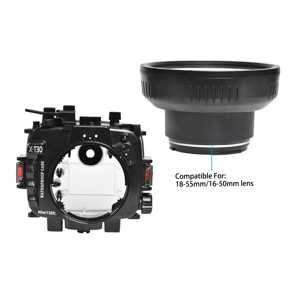 Новейшая камера для подводного плавания Seafrogs 40 м, защитный чехол, водонепроницаемый корпус для камеры Fujifilm X-T30