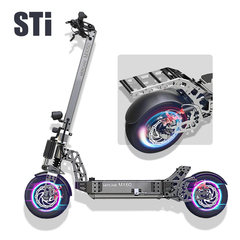 
Newest korea design MX60 2400W 60V 20Ah electric powerful mobility electric scooter 