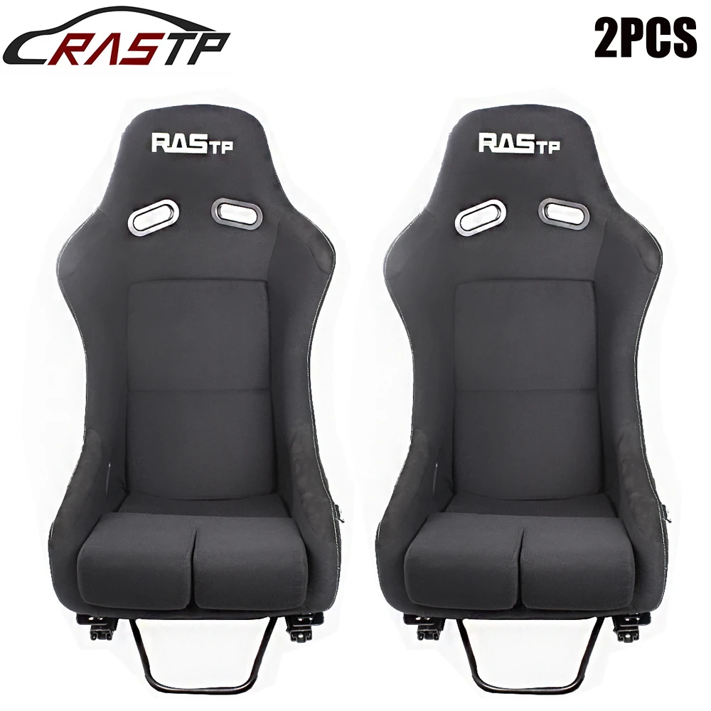  RASTP 2 шт Новый FRP-300E односторонняя стеклоткань ведро гоночное сиденье с регулируемым