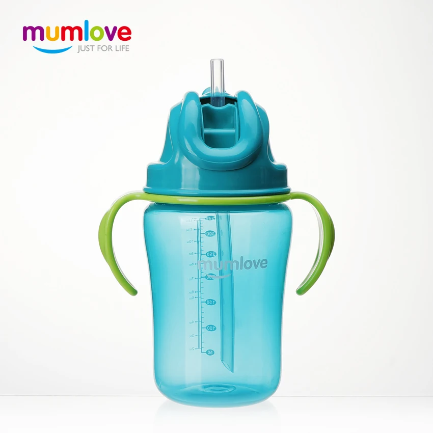 Mumlove Bpa Free Travel Drinking Cup Water Bottle Baby Water Bottle Pp Silicone Children Drinking Cups With Straw