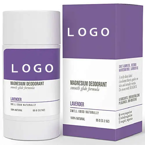 BLIW Private Label 100% натуральный алюминий не содержащий пластик антиперспирант лаванда дезодорант палочка для мужчин и женщин