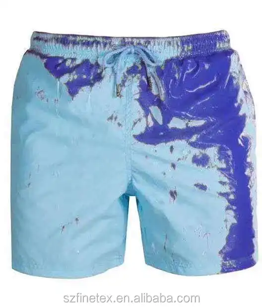 
heat reactive color changing textile fabric smart fabrics changed colour for beach shorts pool party shorts and jackets 