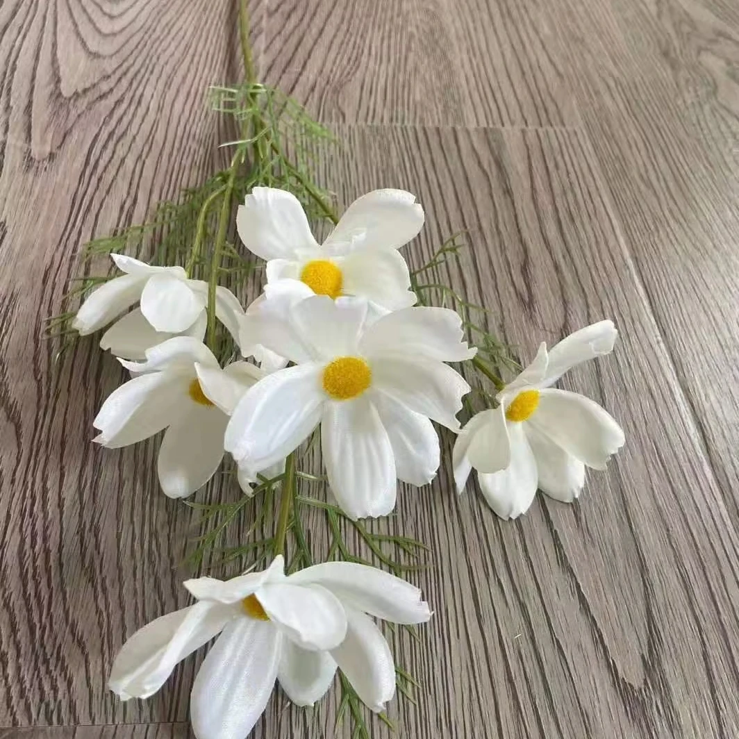 Artificial Flowers Silk Daisy Artificial Gerber Daisy Fake Wildflowers Spring Flowers for Wedding Decoration