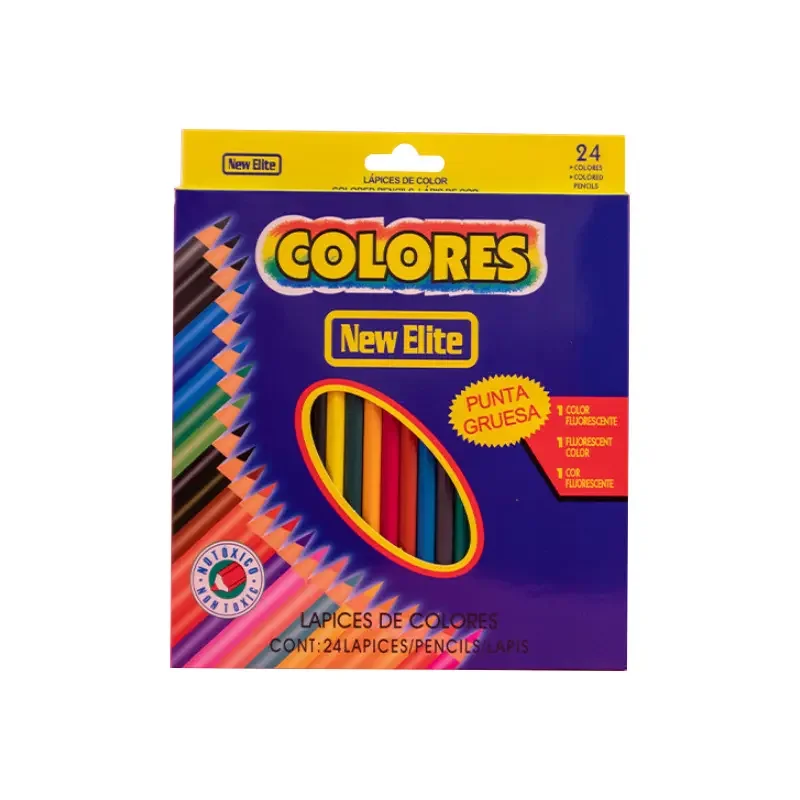 High value non-toxic environmental protection art set pen multi-color high quality colored pencil for kids wood drawing pencil