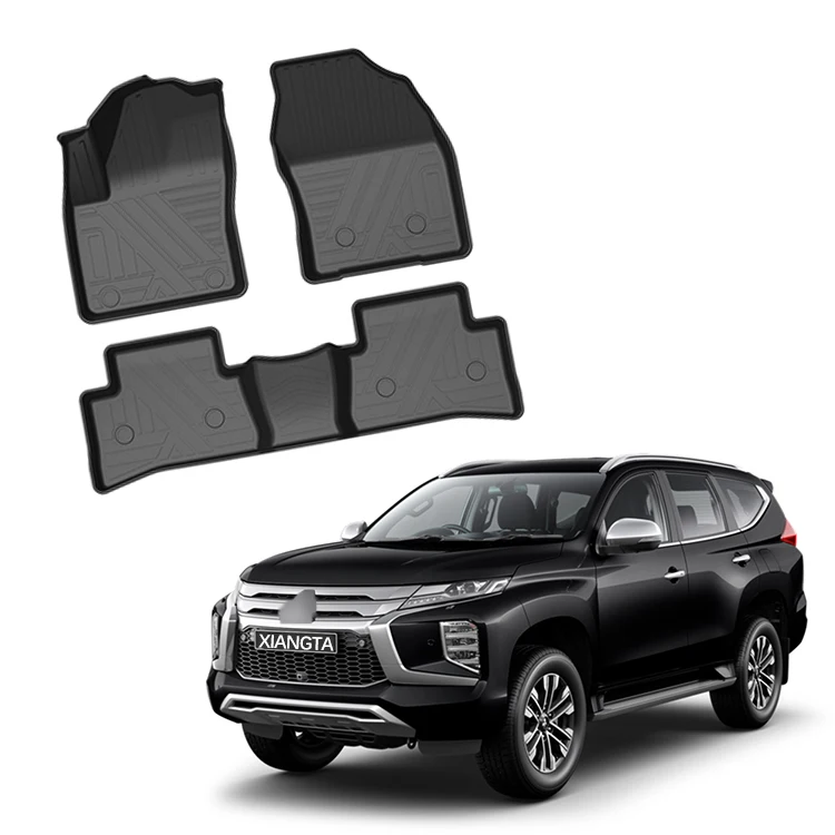 Tpe Car Mats Front Rear Car Mats for 2018+ Mitsubishi Pajero V73/V93/V97 High Quality TPE Material Car Floor Mat