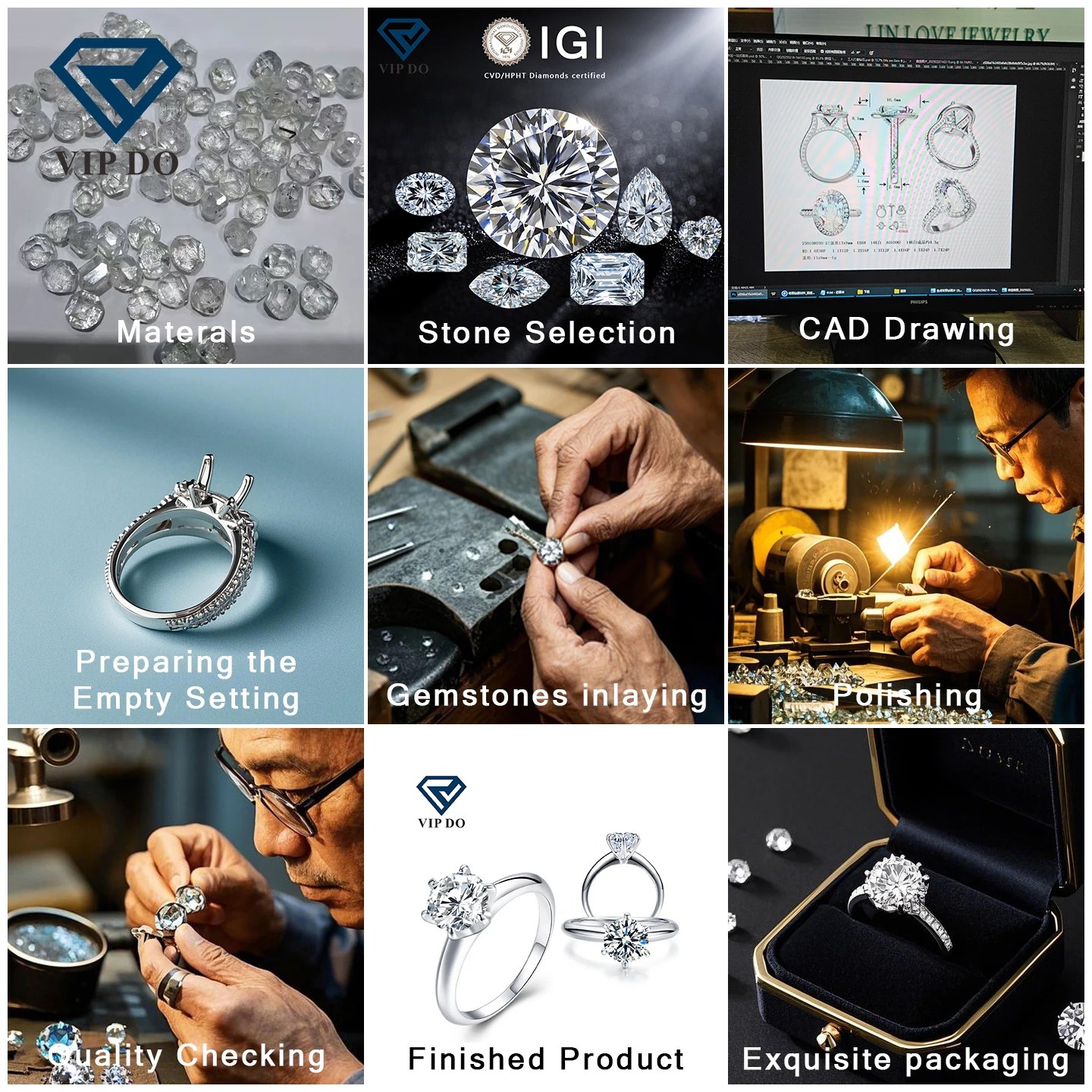 Оптовая продажа 3 0-4 0 мм Круглый Блестящий огранка превосходная Алмазная деф VVS1 прозрачность лабораторный лак Выращенный HPHT бриллиант