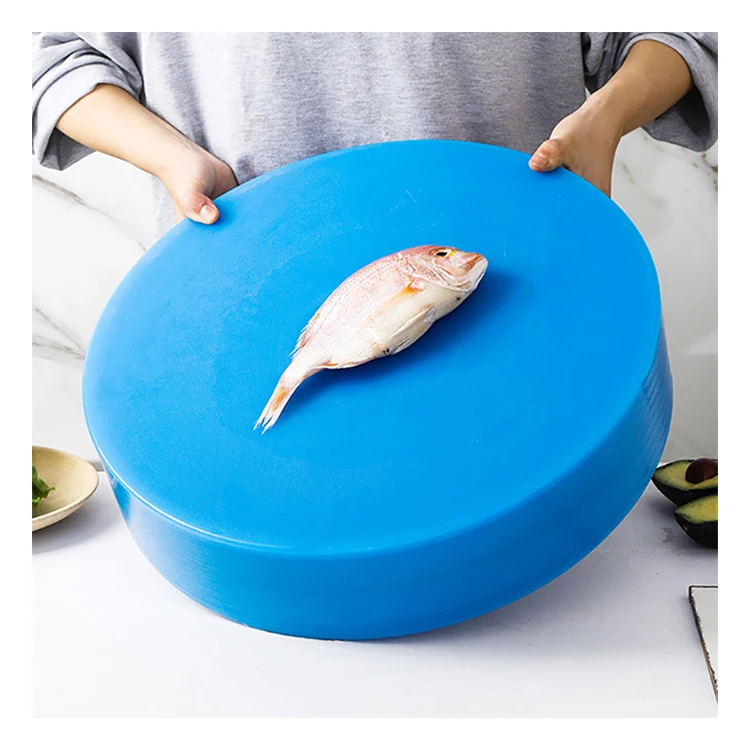 PE Thick Round Cutting Board Knife Plastic Board Sterilizer with Stand Cutting Board Customizable Sustainable Chopping Blocks
