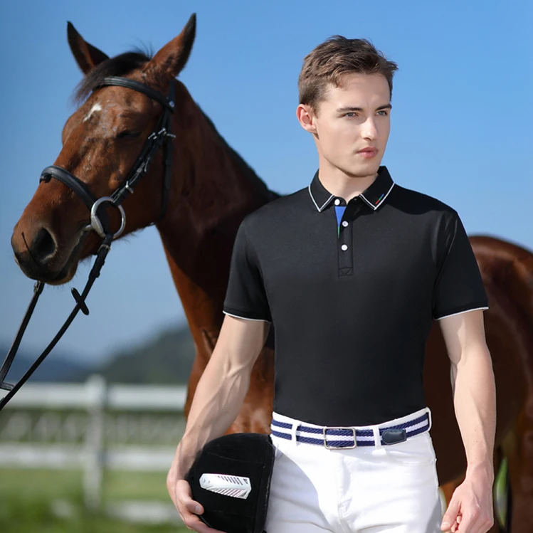 Wholesale Silk Cotton Embroidery Logo Polo Shirts Plain Golf Polo T-shirts Custom Polo