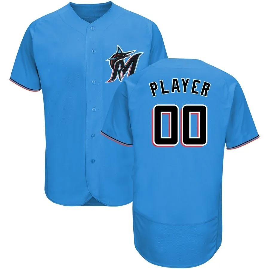 2024 Marlin 9 Lewis Brinson jersey 19 Miguel Rojas 16 Jose Fernandez 6 Starling Marte 65 Jesus Sanchez 38 Jorge Alfaro jersey