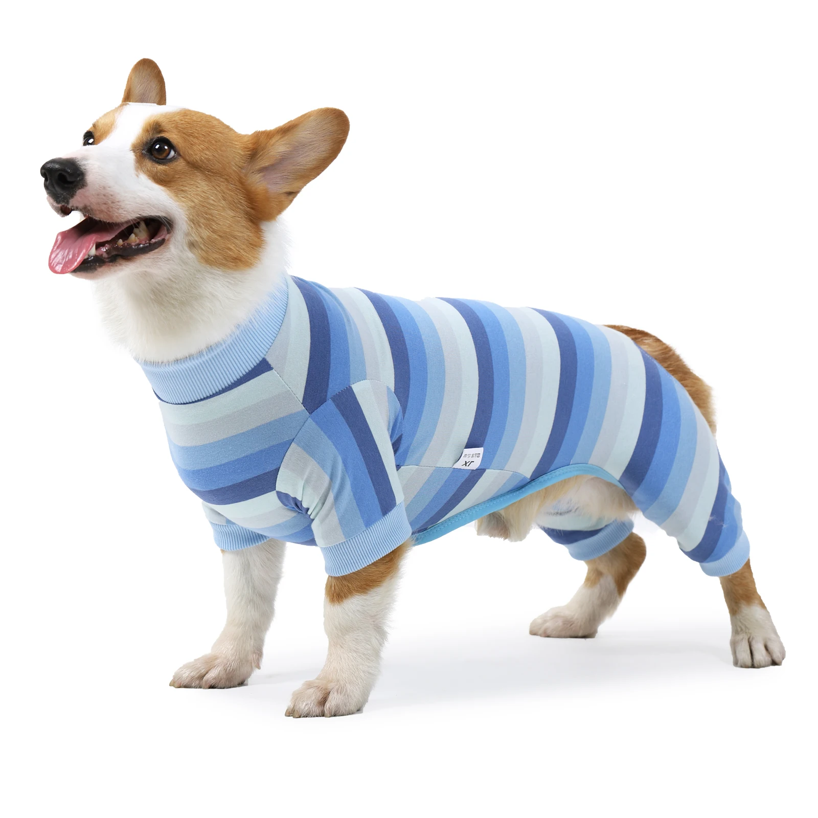 Summer  Thin T-Shirt Buttons After Surgery Clothes Suitical Cute Pet Recovery Suit For Dogs