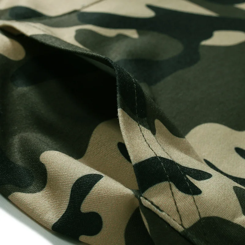 
Mens Custom Green T Shirts Hoodie Digital Camo Printed T-shirts with Zipper on Back 