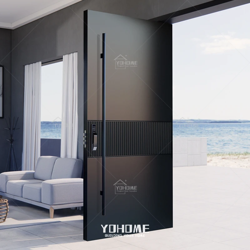 English style high security steel front door extra large entry door external entrance door