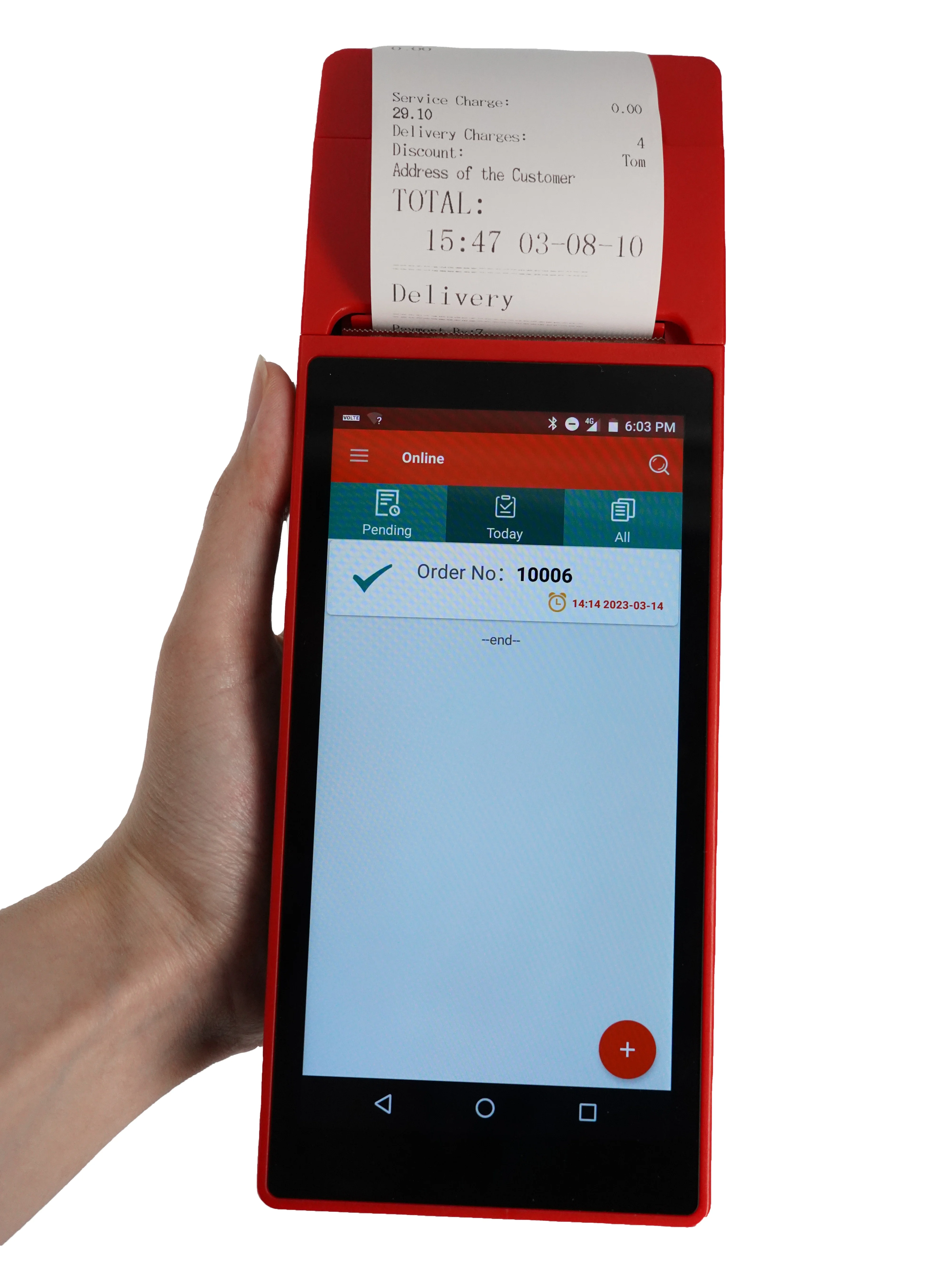 GOODCOM сенсорный экран Pos терминал Android устройства системы портативное онлайн управление заказами