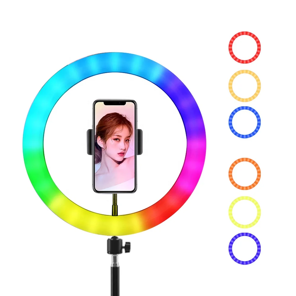 Factory Wholesale Led Ring Selfie Light 10 Inch Adjustable Height Led Ring Light With Tripod Stand