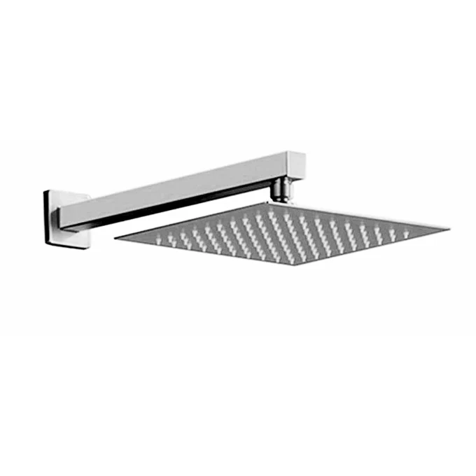 Bathroom High Quality Chrome 10 Inch Wall Mount Rainfall Shower System Mixer With Body Jets Set