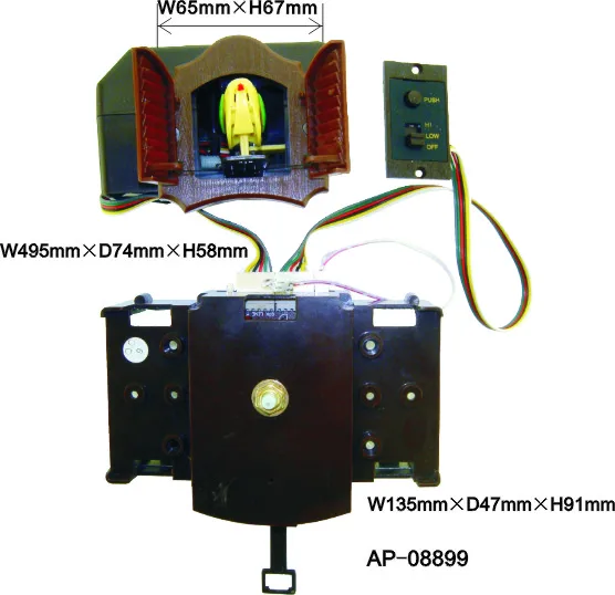 quartz cuckoo clock movement mechanism with bird come out YOUNGTOWN movement