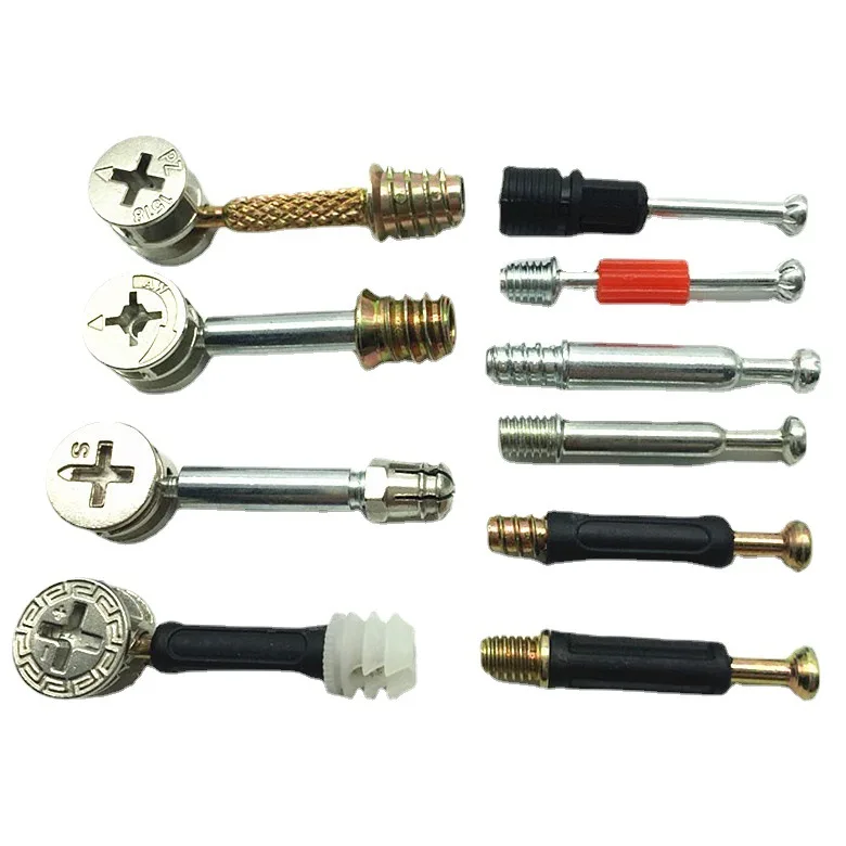 BOKE Cam Bolt Mini fix Cam Connector Set Zinc Alloy Steel Plastic Furniture Plastic Connector