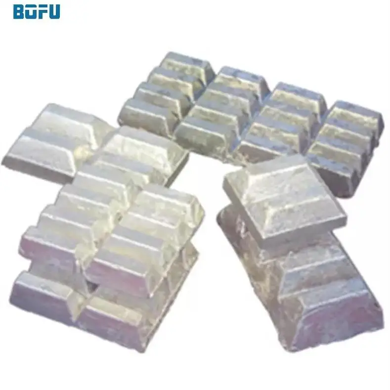 Hot Selling Factory Wholesale 99.9% Aluminum Alloy Zinc Ingot Price Per Kg Aluminum Alloy Ingot 99.7 Pure Aluminum Ingot Price