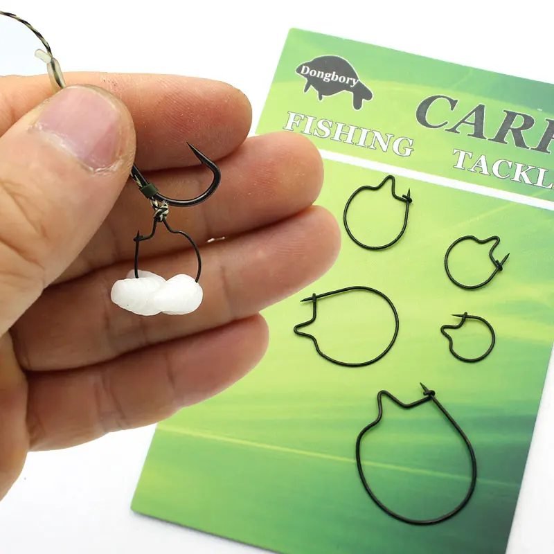 Carp Fishing Hook Bait Sting Boilie Pin Spike Live Bait Lure Hooks Worm Hook Maggot Clip for Hair Rig Ronnie Rig Carp Rig