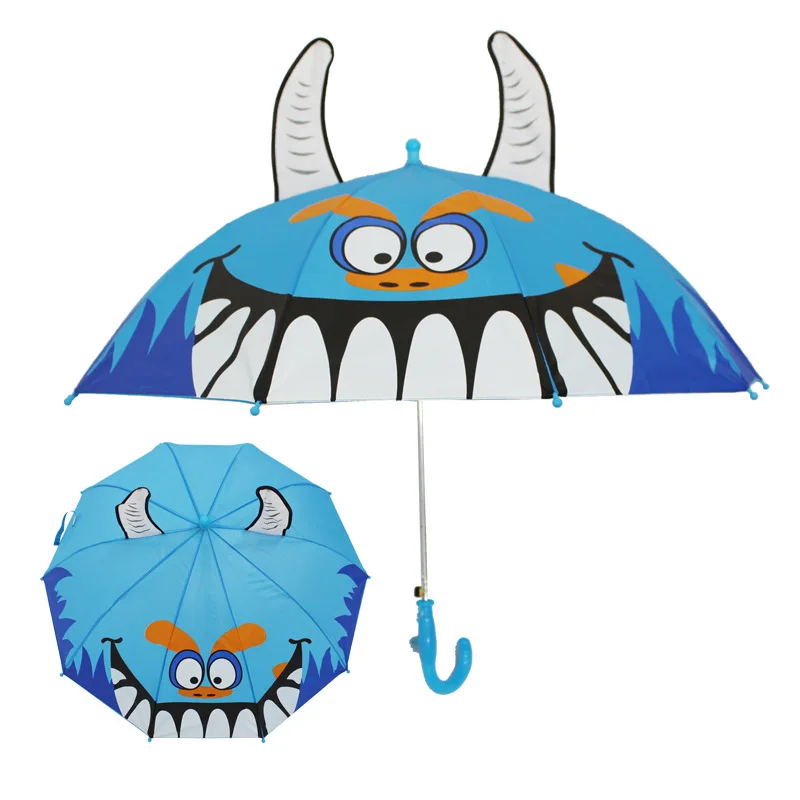 Wholesale cute cartoon umbrella for kids in kindergarten children small umbrella with animal ears