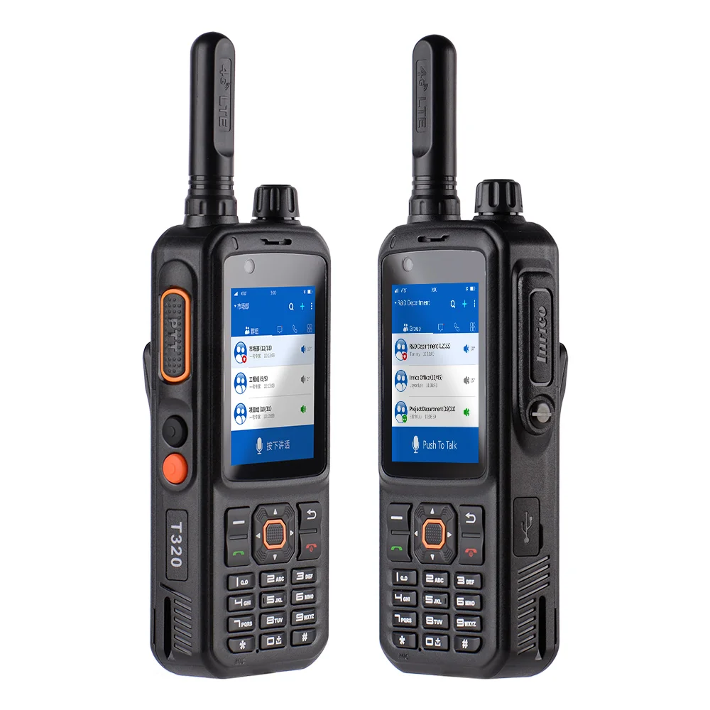 4G LTE сетевая рация T320 walkie talkie 50km с полной